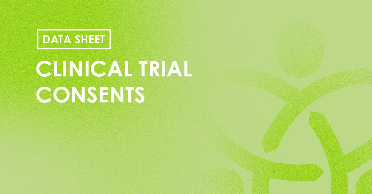 Data Sheet - Clinical Trial Consents